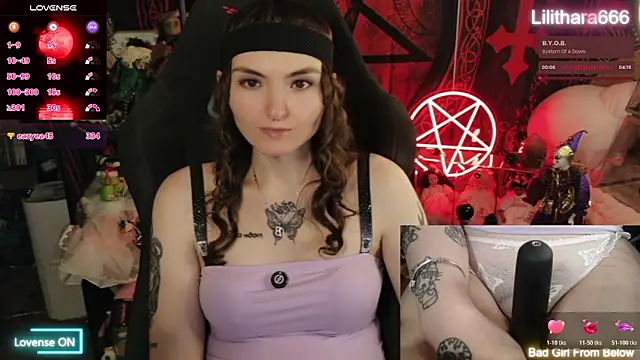 Show webcam de Lilithara666