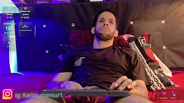 Karim_mansur webkamerás műsora