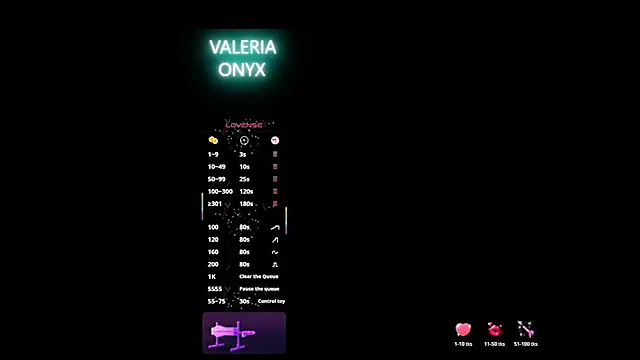 Chat XXX en directo de ValeriaOnyx