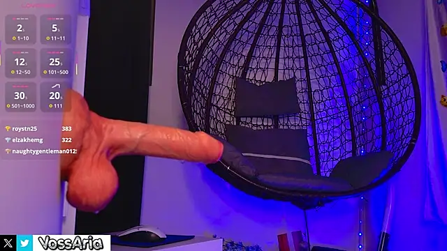 Chatroom XXX en direct de AriaVoss
