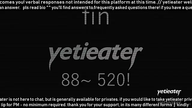 yetieater Live XXX-Chat
