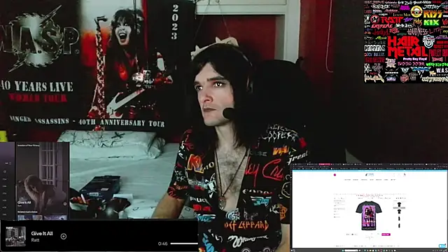 Rocker_Assassin_WASP_FAN Pertunjukan Webcam