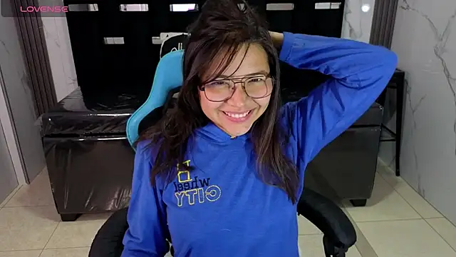 Show de zoe_dash_a na webcam