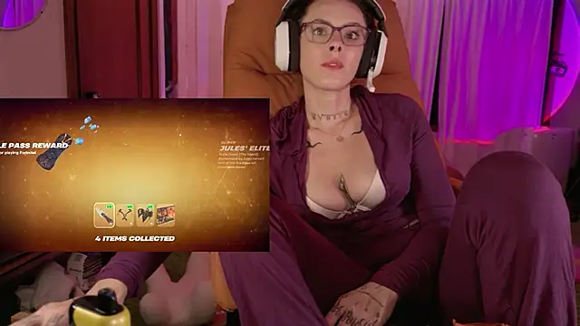 GennaJames élő XXX-chatje