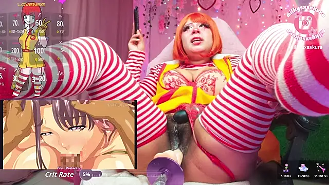 Chatroom XXX en direct de MilkyXSakura