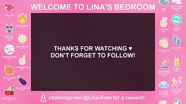 Lina_Free webkamerás műsora