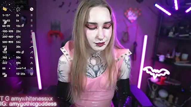 amywhitenessxx: διαδικτυακό σόου στην κάμερα
