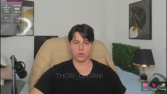 Show de Thom_Ohtani na webcam