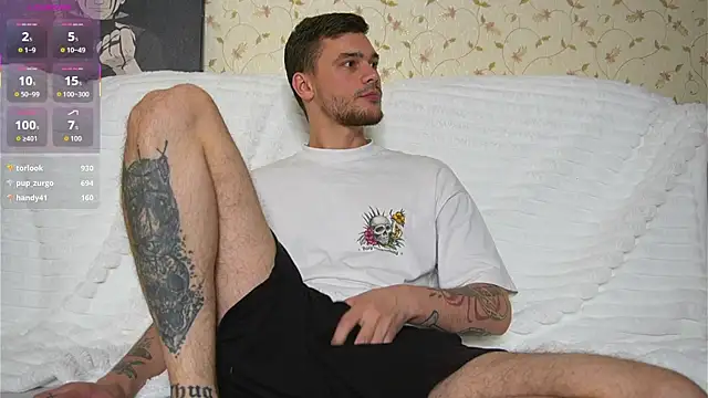 Show modela johnstoneisland na web-kameri