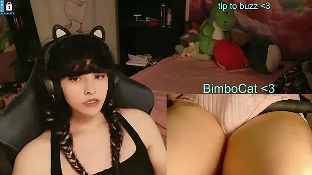 Show modela BimboCat na web-kameri