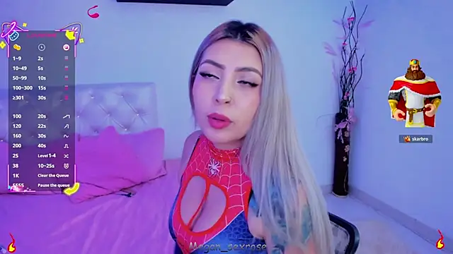 Chat +18 de Megan_sexrosse ao vivo