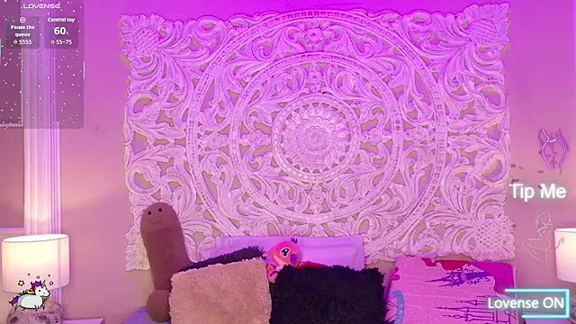 Show de MalaikaBrown na webcam