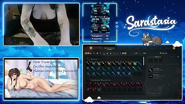 Chatroom XXX en direct de Sarastasia417