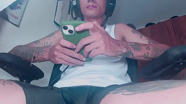 Show modela theskateboy na web-kameri