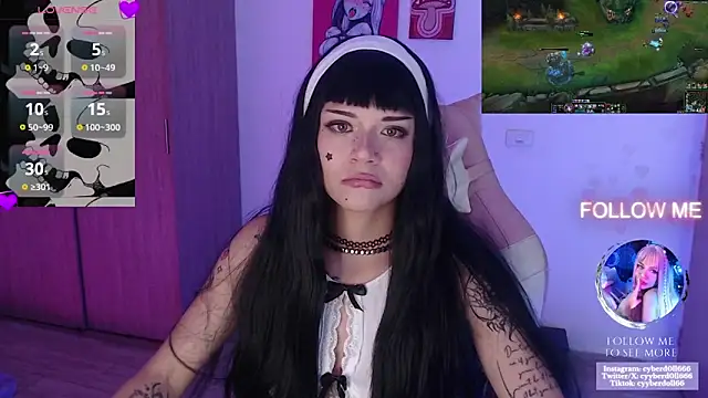 Chat +18 de cyberd0ll66 ao vivo