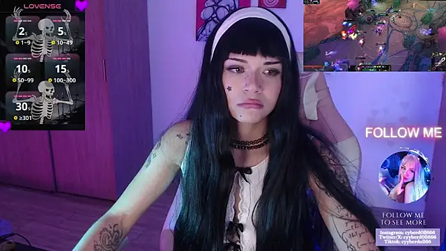 Chat XXX ao vivo de cyberd0ll66