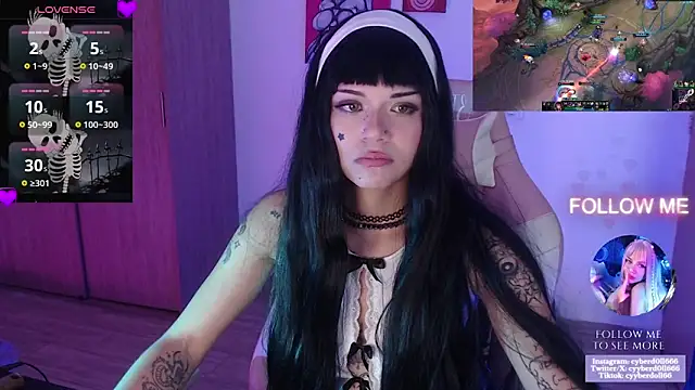 cyberd0ll66 Adlı Modelin Canlı XXX Sohbeti