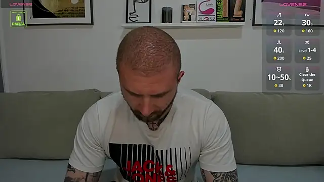 Gerard_Finbar: διαδικτυακό σόου στην κάμερα