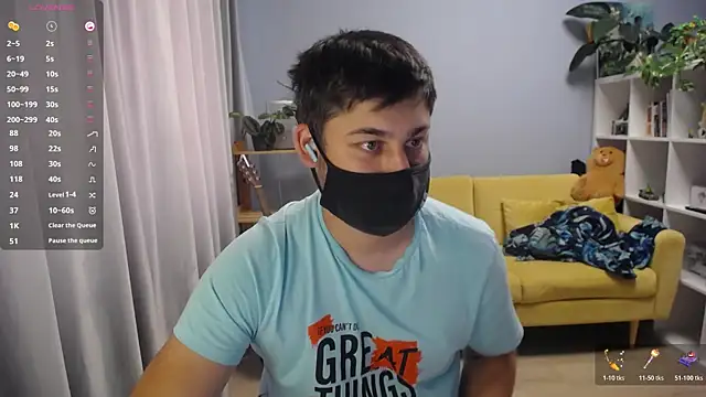 Show de Tomguys na webcam