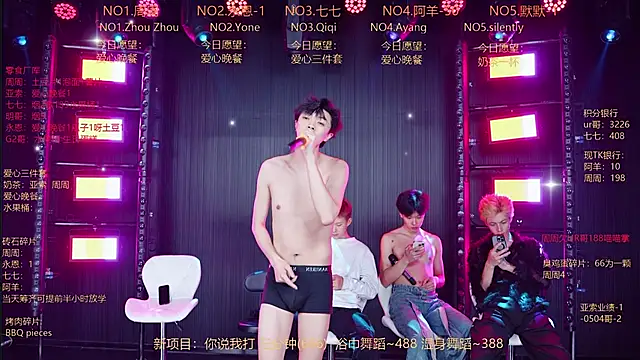 Show modela YD-Boy na web-kameri