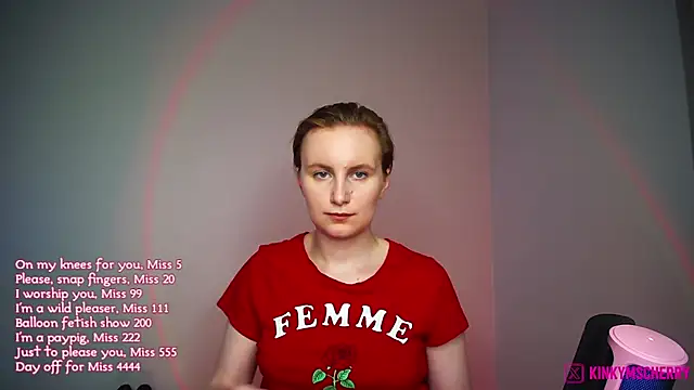 Chat XXX ao vivo de KinkyMissCherry