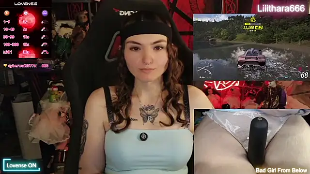 Lilithara666 webkamerás műsora
