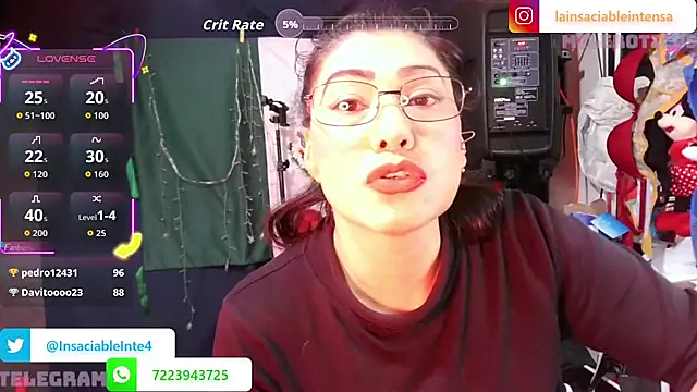 LaInsaciableIntensa Chat XXX live