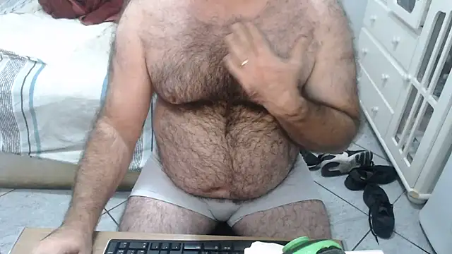 Show de MysterBearMG na webcam