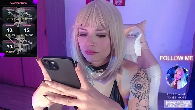 Chat XXX ao vivo de cyberd0ll66