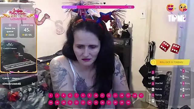 Chat XXX ao vivo de Demonicmiss