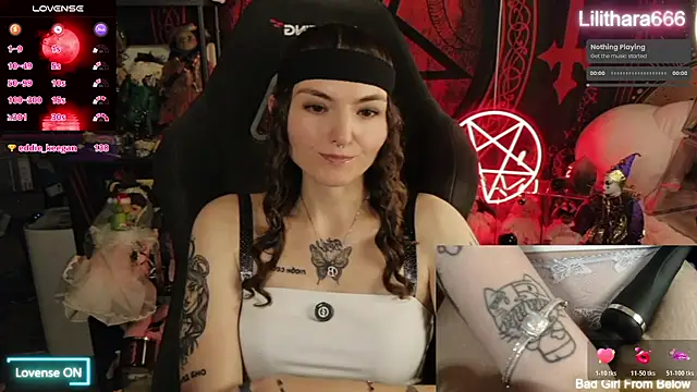 Show webcam de Lilithara666