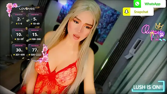 Show de xBigSurpriseLorainex na webcam