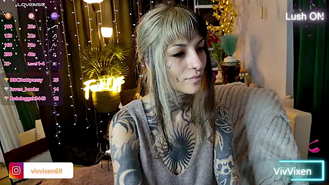 Živý XXX chat VivVixen