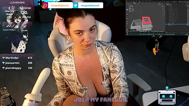 Sala de chat ao vivo de ninapoledance