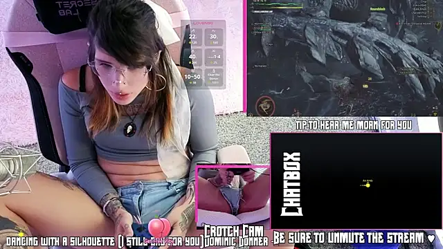 Show de xxunholymusexx na webcam