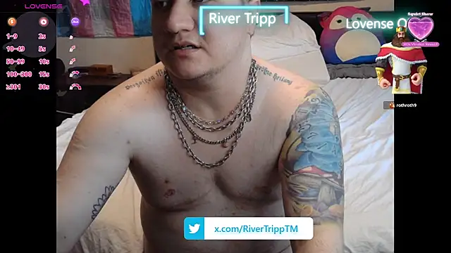 Show de RiverTripp na webcam
