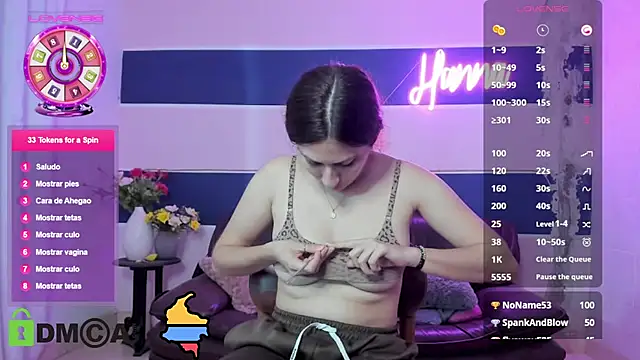 Chatroom XXX en direct de camiladeluca