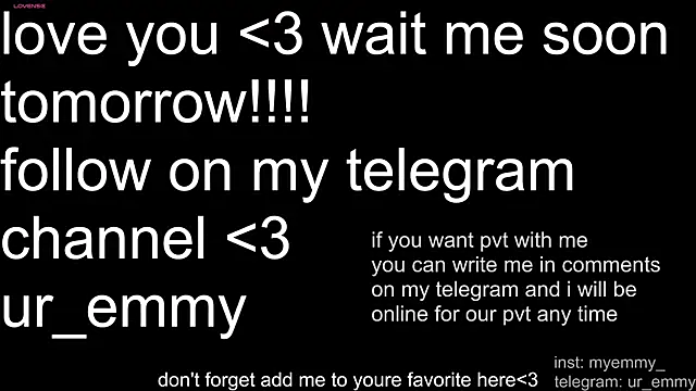 Živý XXX chat My_Emmy