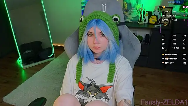 Webkamerová show zelda_1
