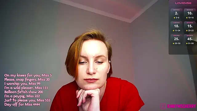Živý XXX chat KinkyMissCherry