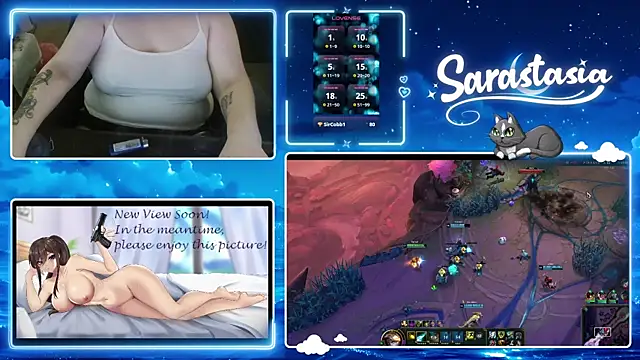 Sarastasia417 webkamerás műsora