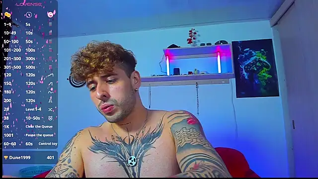 Ares_blue 웹캠 쇼