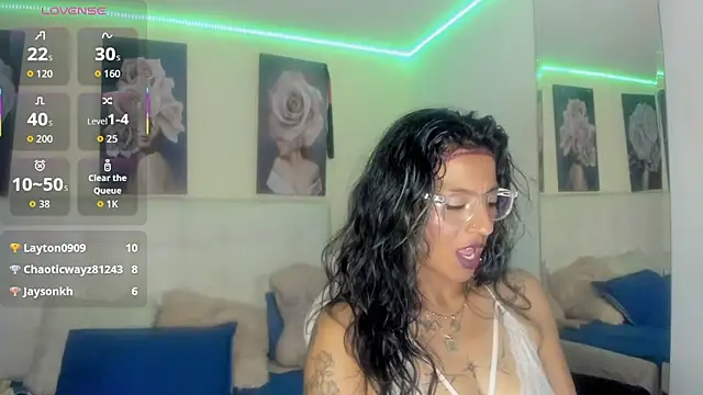 Show de SamathaMay na webcam