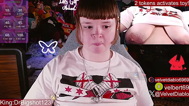 VelvetDiablo Adlı Modelin Canlı XXX Sohbeti