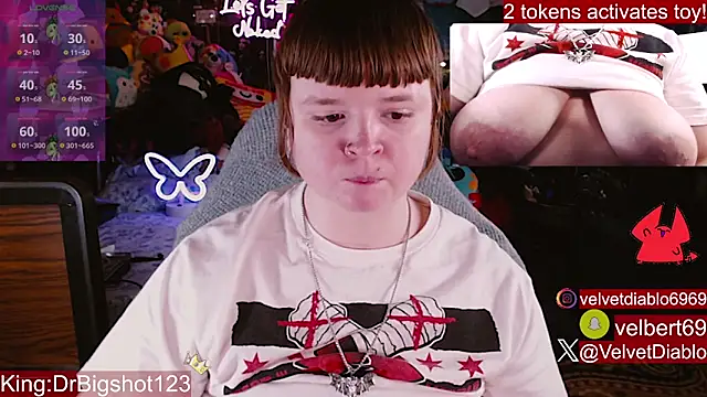 VelvetDiablo webkamerás műsora