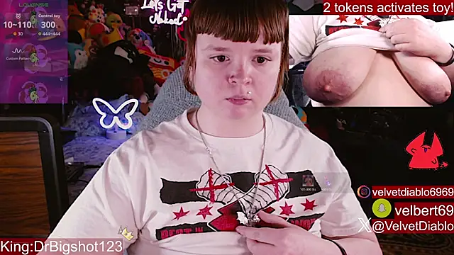 Chat XXX ao vivo de VelvetDiablo