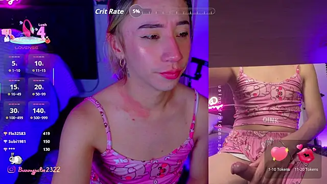 Show de Littlebunny21 na webcam