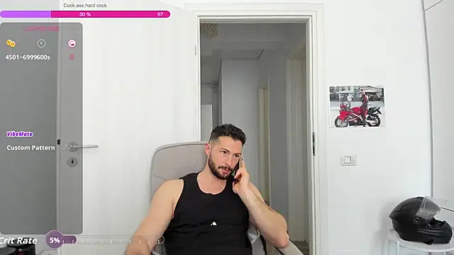 Show modela ZackFraser na web-kameri