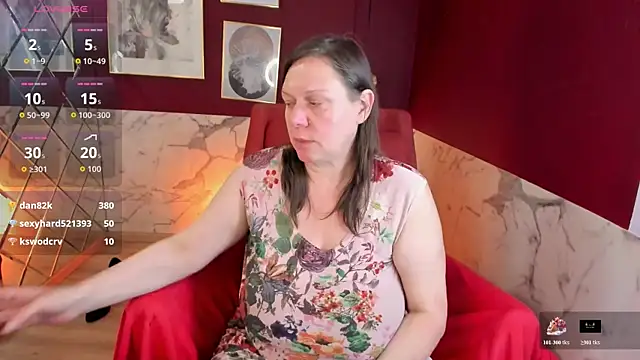 Chat +18 de KellyPerfection ao vivo