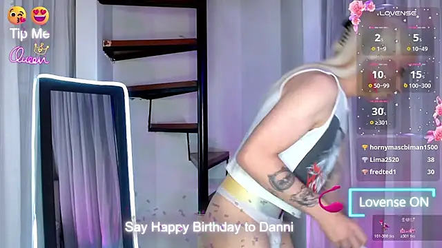 Show modela DanniHotBoy02 na web-kameri